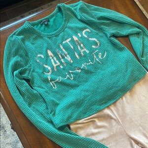Green Women's Sweater - Santa's Favorite